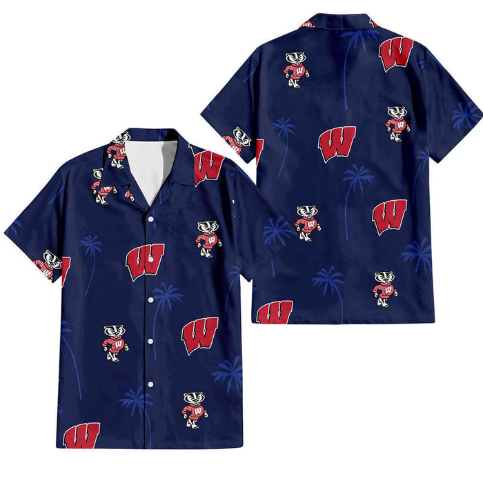 University Of Wisconsin V4 - Hawaiian Shirt