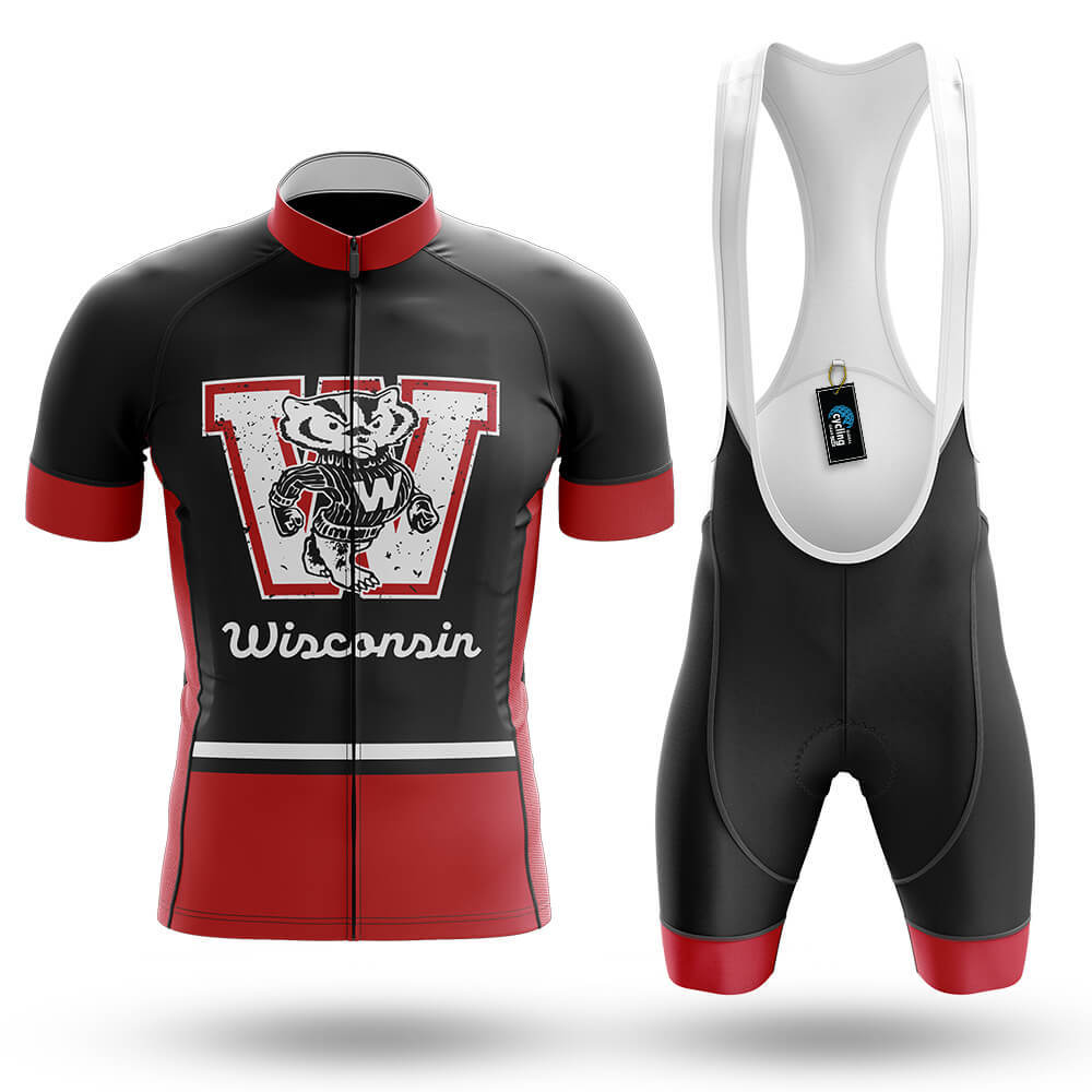 Retro UW Badgers - Men's Cycling Kit - Global Cycling Gear