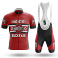 Ohio State Buckeyes Leaf - Men's Cycling Kit - Global Cycling Gear