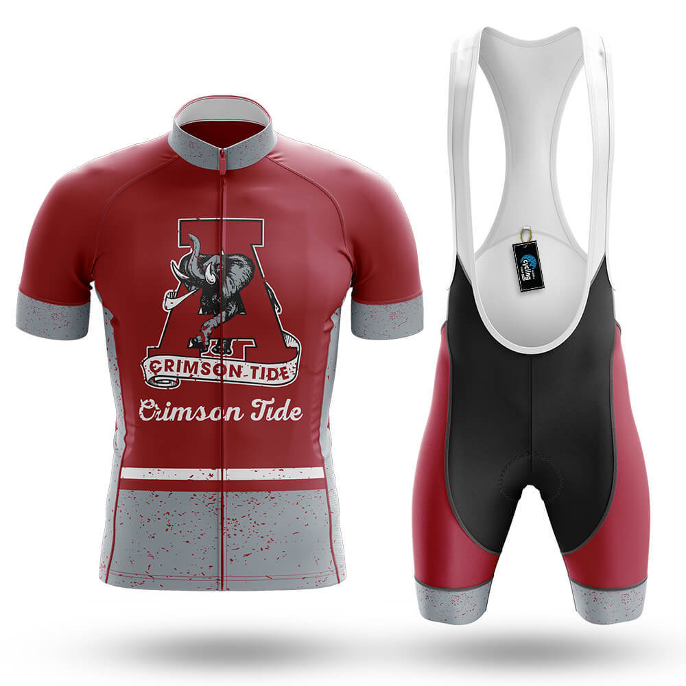 Alabama Crimson Retro - Men's Cycling Kit - Global Cycling Gear