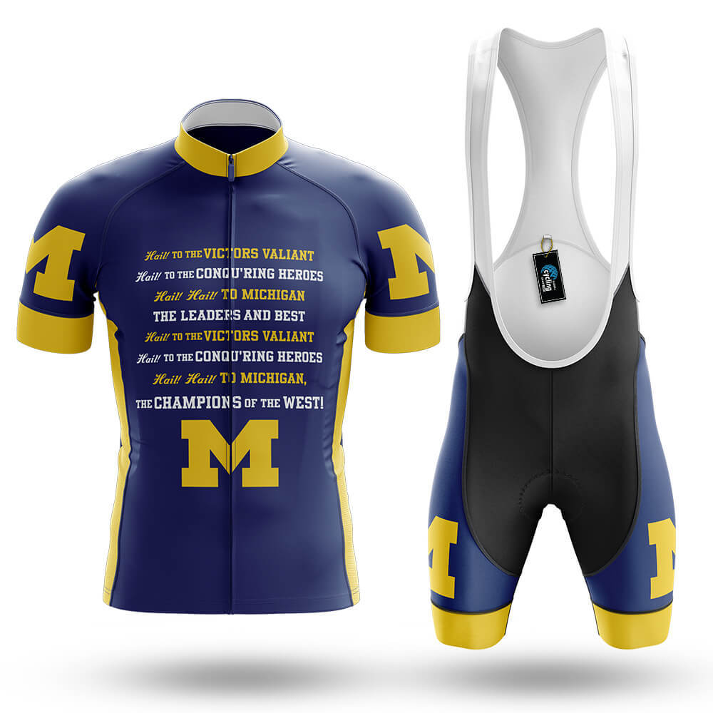 Wolverines Fight Song - Men's Cycling Kit - Global Cycling Gear