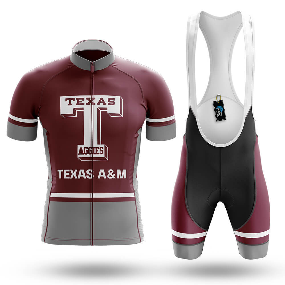 Retro Texas A&M Aggies - Men's Cycling Kit - Global Cycling Gear