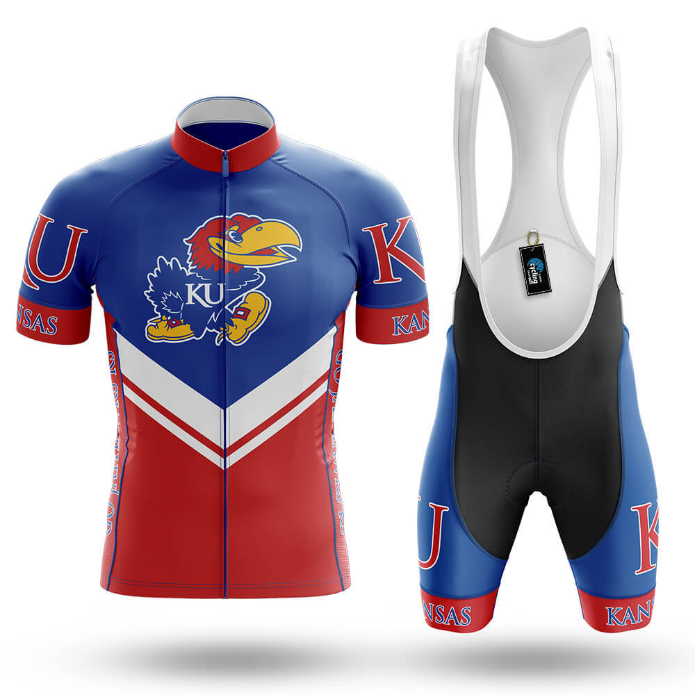 University of Kansas V3 - Men's Cycling Kit - Global Cycling Gear