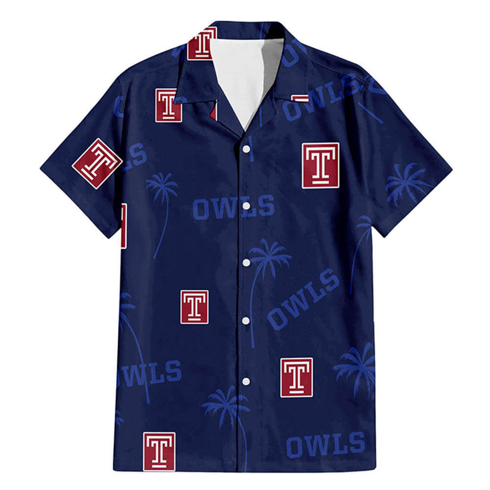 Temple University V4 - Hawaiian Shirt - Global Cycling Gear