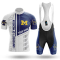 University of Michigan Custom Name - Men's Cycling Kit - Global Cycling Gear
