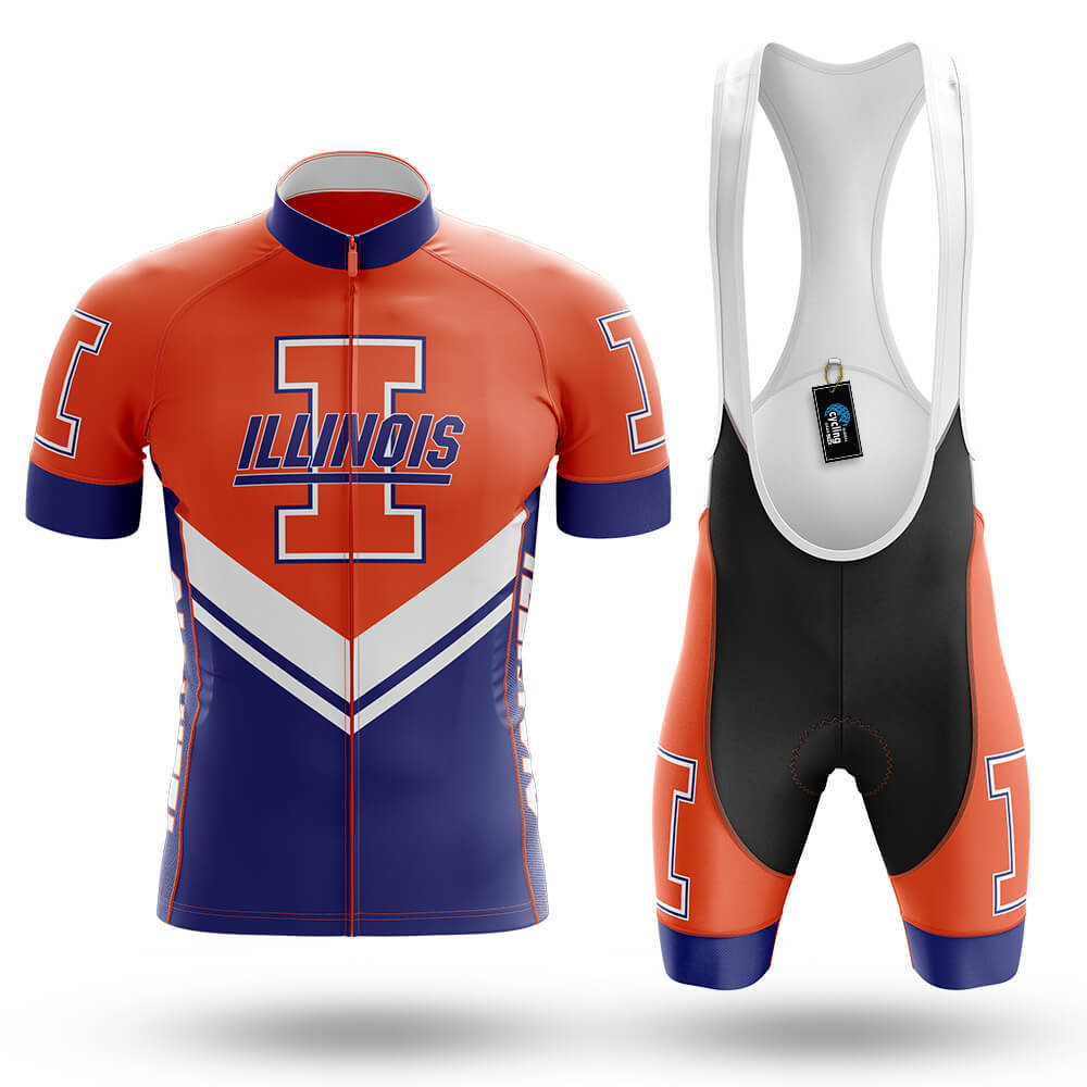 University of Illinois Urbana-Champaign V3 - Men's Cycling Kit - Global Cycling Gear