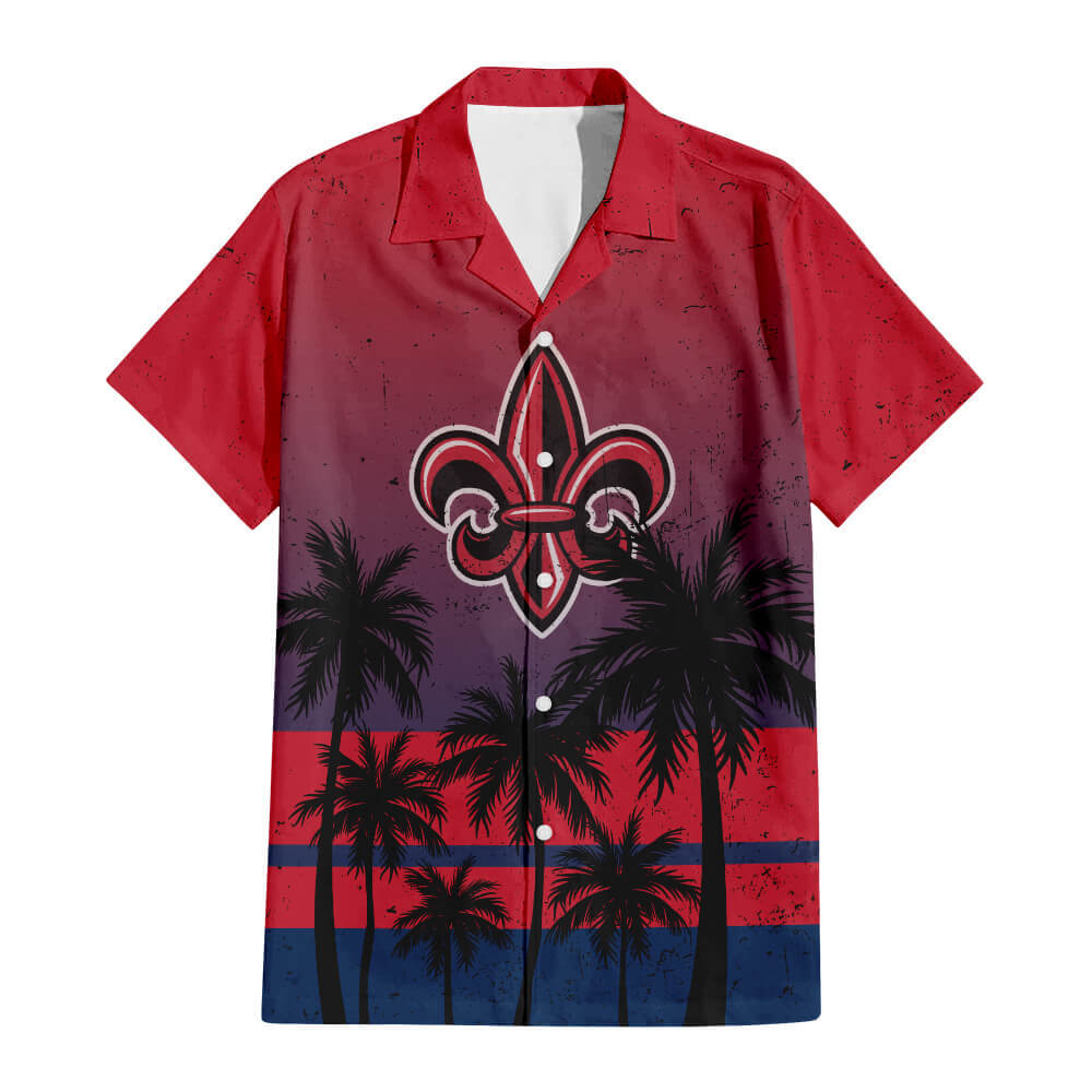 University of Louisiana Lafayette V2 - Hawaiian Shirt - Global Cycling Gear