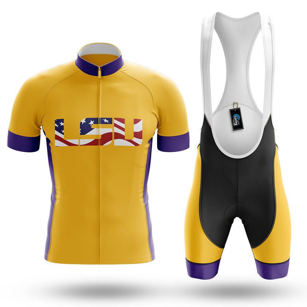 Patriotic LSU Tigers - Men's Cycling Kit - Global Cycling Gear