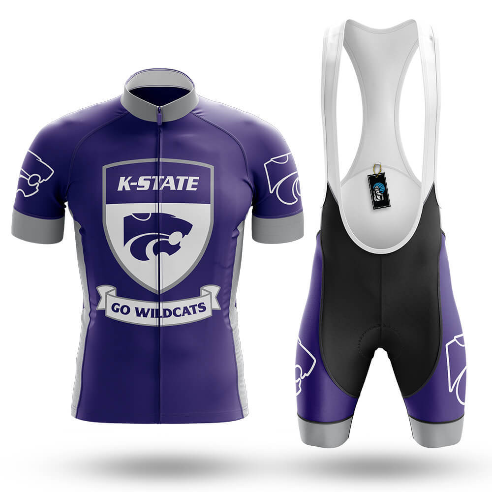 Kansas State Shield - Men's Cycling Kit - Global Cycling Gear