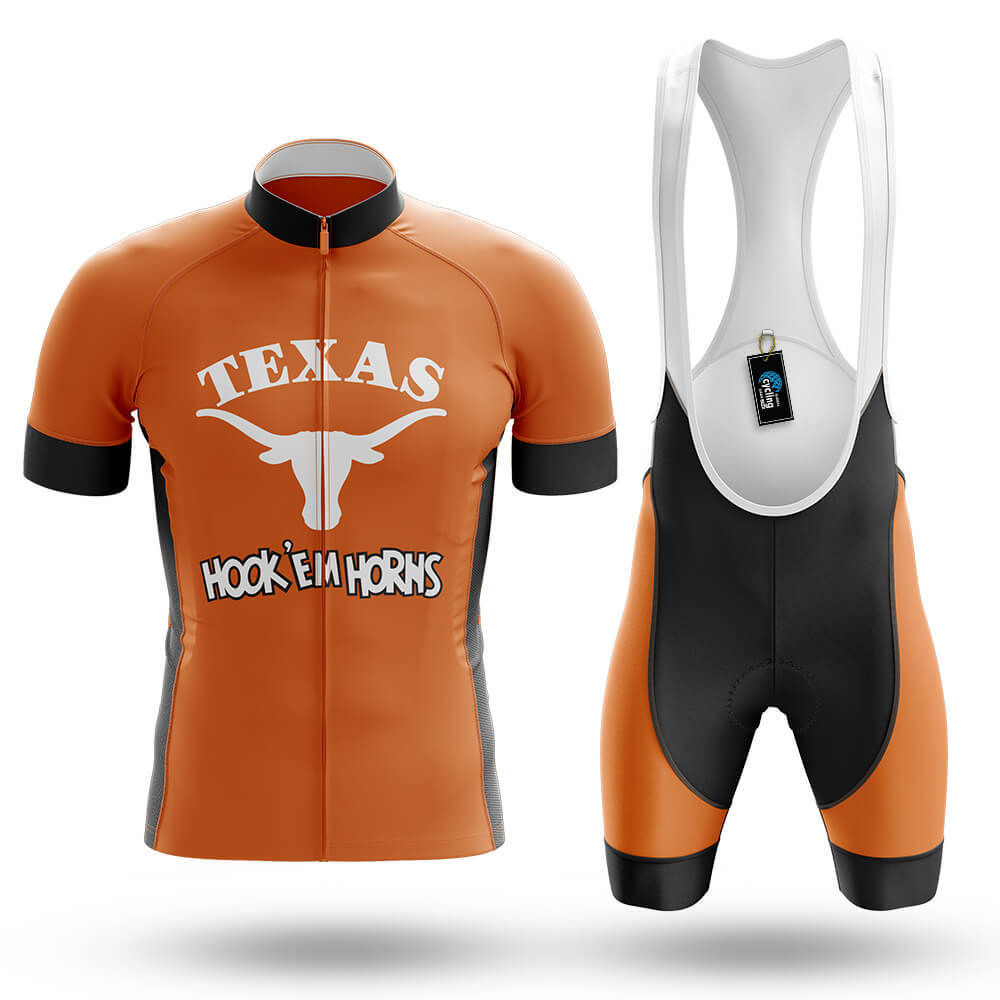 Texas Hook'em Horns - Men's Cycling KitÂ Global Cycling Gear