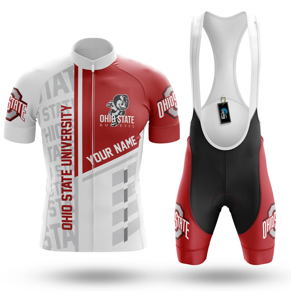 Ohio State University Custom Name - Men's Cycling Kit - Global Cycling Gear
