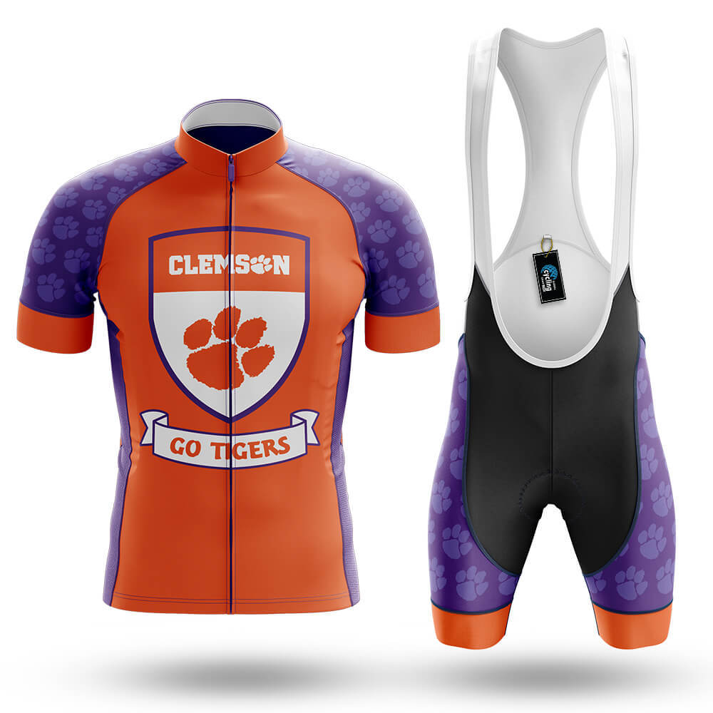 Clemson Tigers Shield - Men's Cycling Kit - Global Cycling Gear