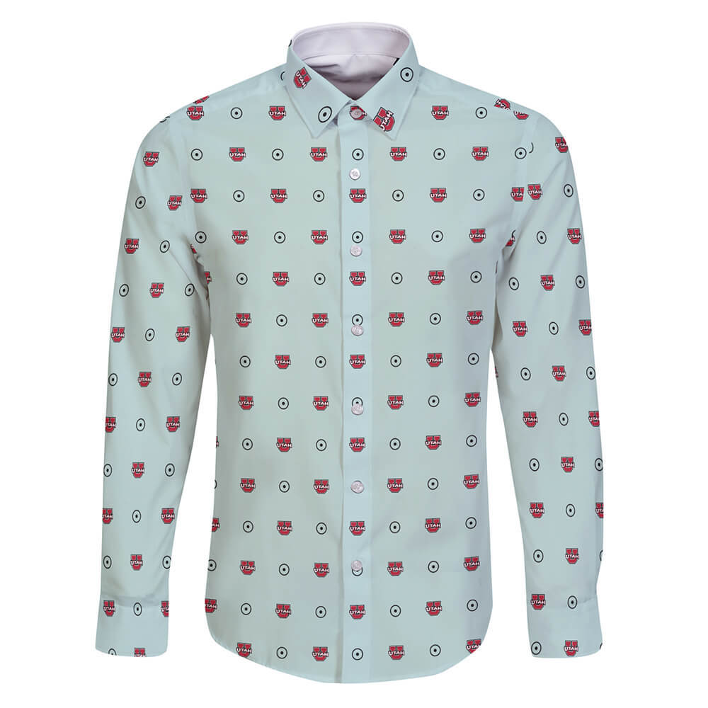 University of Utah Long Sleeve Button ShirtÂ Global Cycling Gear