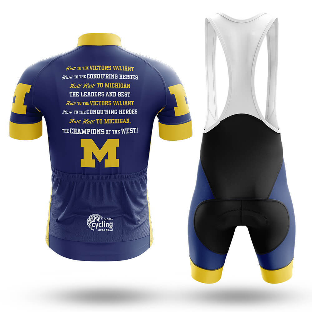 Wolverines Fight Song - Men's Cycling Kit - Global Cycling Gear