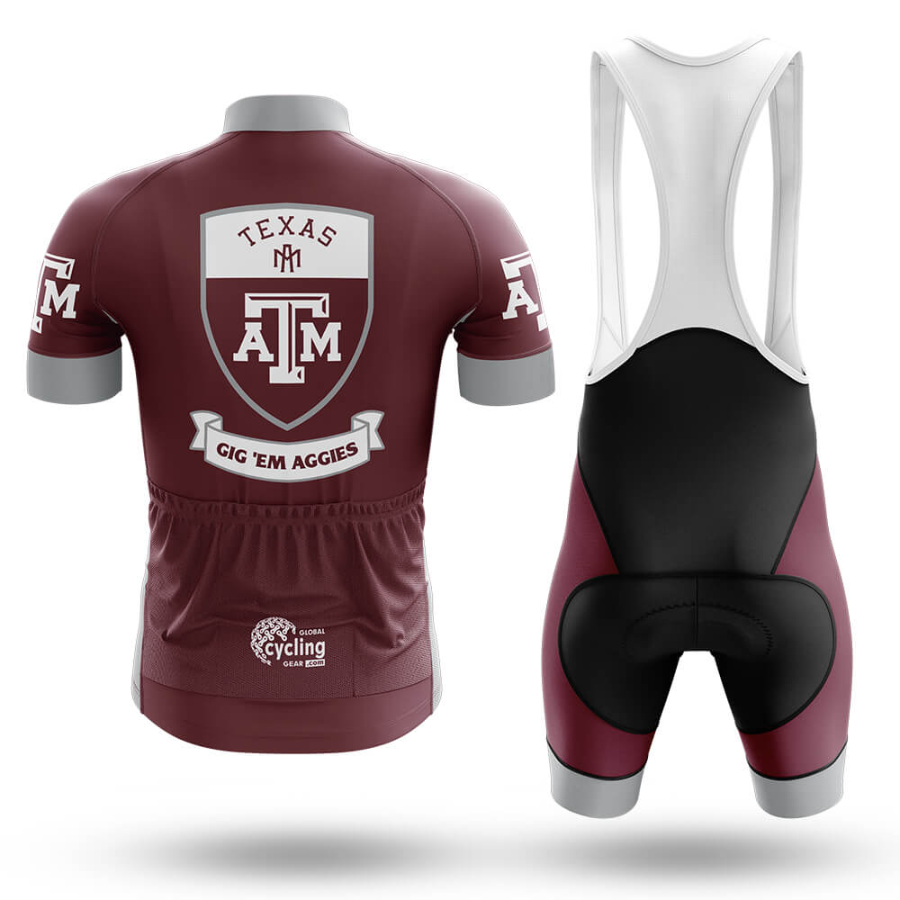 Texas A&M Shield - Men's Cycling Kit - Global Cycling Gear