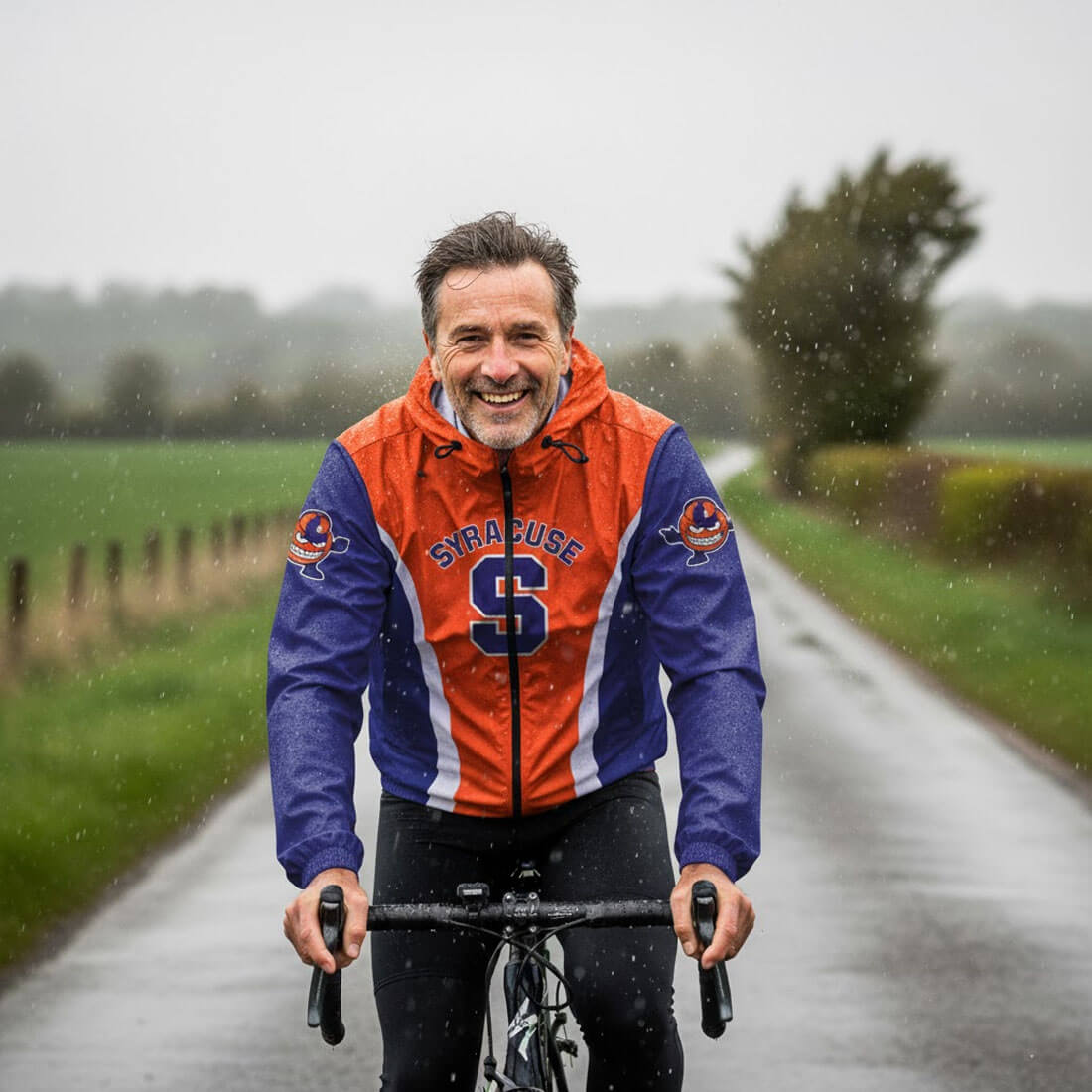 Syracuse University Cycling Windbreaker Jacket