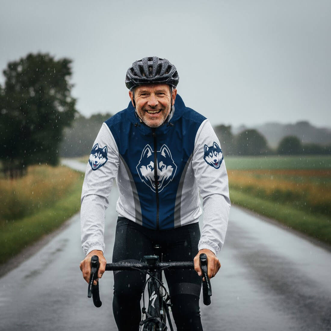 University of Connecticut Cycling Windbreaker Jacket