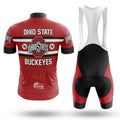 Ohio State Buckeyes Leaf - Men's Cycling Kit - Global Cycling Gear
