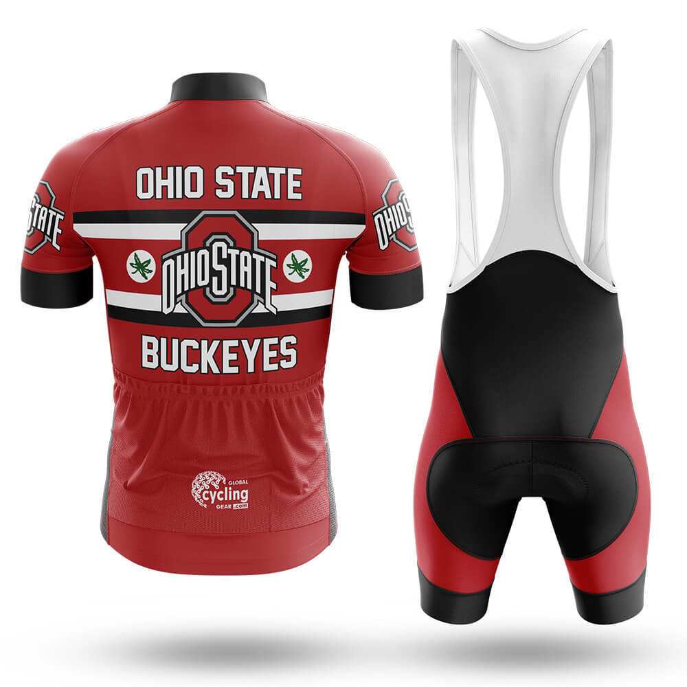 Ohio State Buckeyes Leaf - Men's Cycling Kit - Global Cycling Gear