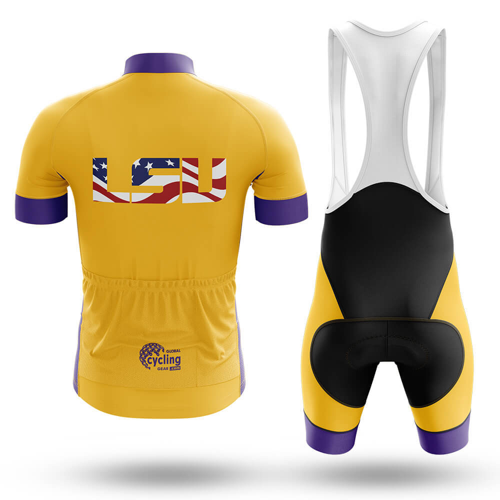 Patriotic LSU Tigers - Men's Cycling Kit - Global Cycling Gear
