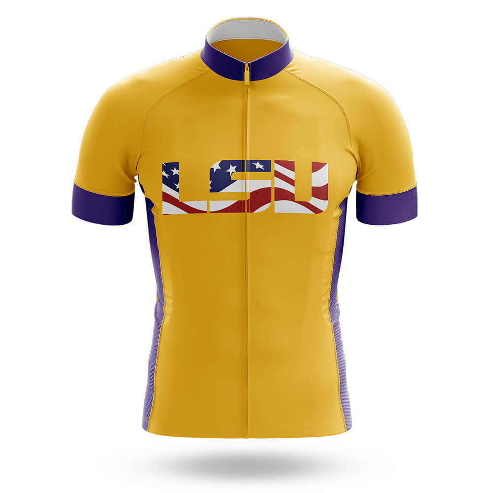 Patriotic LSU Tigers - Men's Cycling Kit - Global Cycling Gear