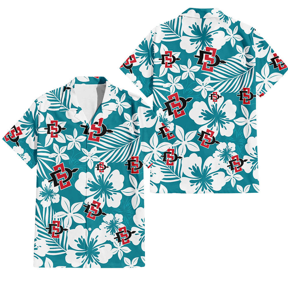 San Diego State University V3 - Hawaiian Shirt - Global Cycling Gear