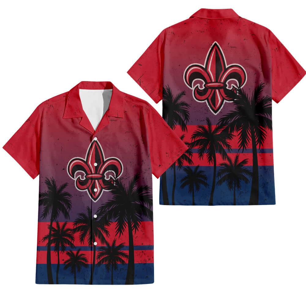 University of Louisiana Lafayette V2 - Hawaiian Shirt - Global Cycling Gear