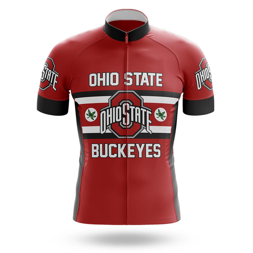 Ohio State Buckeyes Leaf - Men's Cycling Kit - Global Cycling Gear