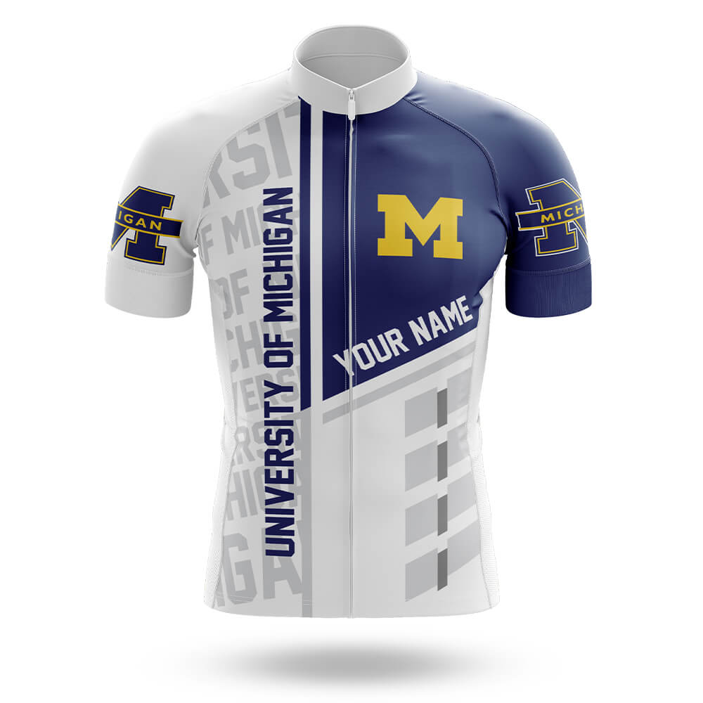 University of Michigan Custom Name - Men's Cycling Kit - Global Cycling Gear