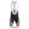 Crimson Tide Houndstooth Pattern - Men's Cycling Kit - Global Cycling Gear