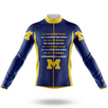 Wolverines Fight Song - Men's Cycling Kit - Global Cycling Gear