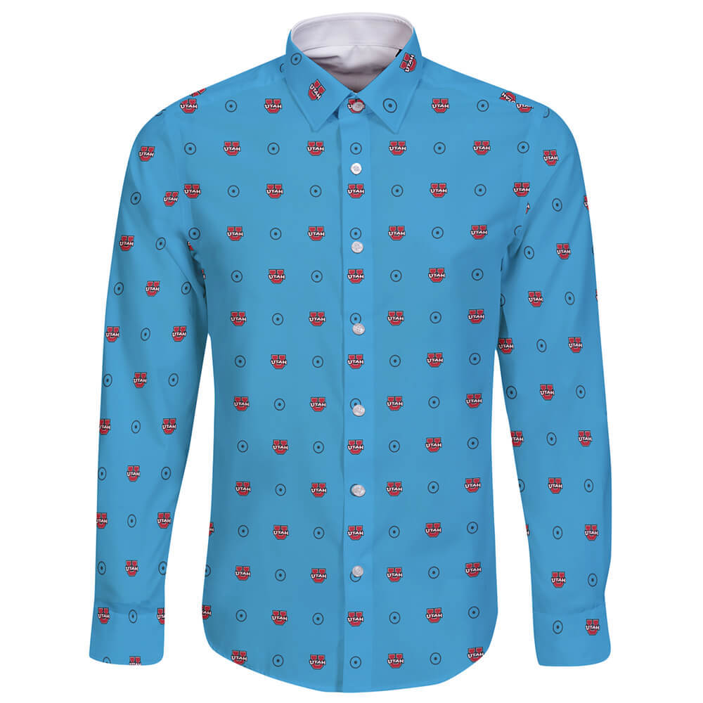 University of Utah Long Sleeve Button ShirtÂ Global Cycling Gear