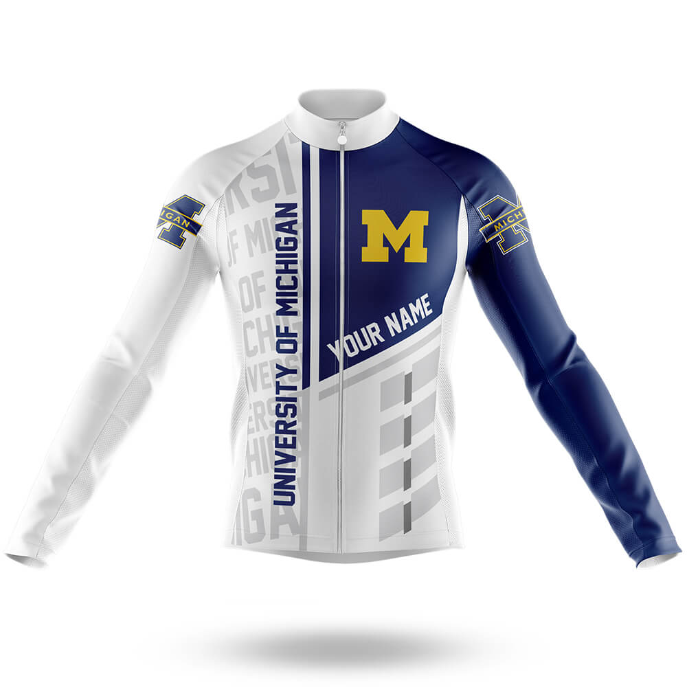 University of Michigan Custom Name - Men's Cycling Kit - Global Cycling Gear