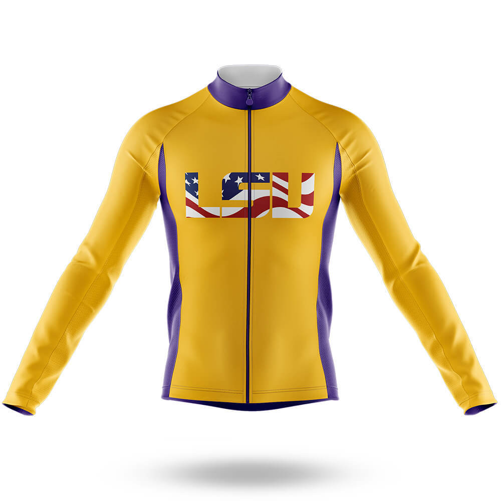 Patriotic LSU Tigers - Men's Cycling Kit - Global Cycling Gear