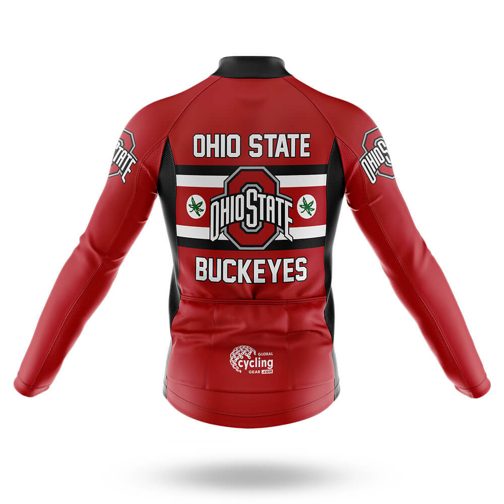 Ohio State Buckeyes Leaf - Men's Cycling Kit - Global Cycling Gear