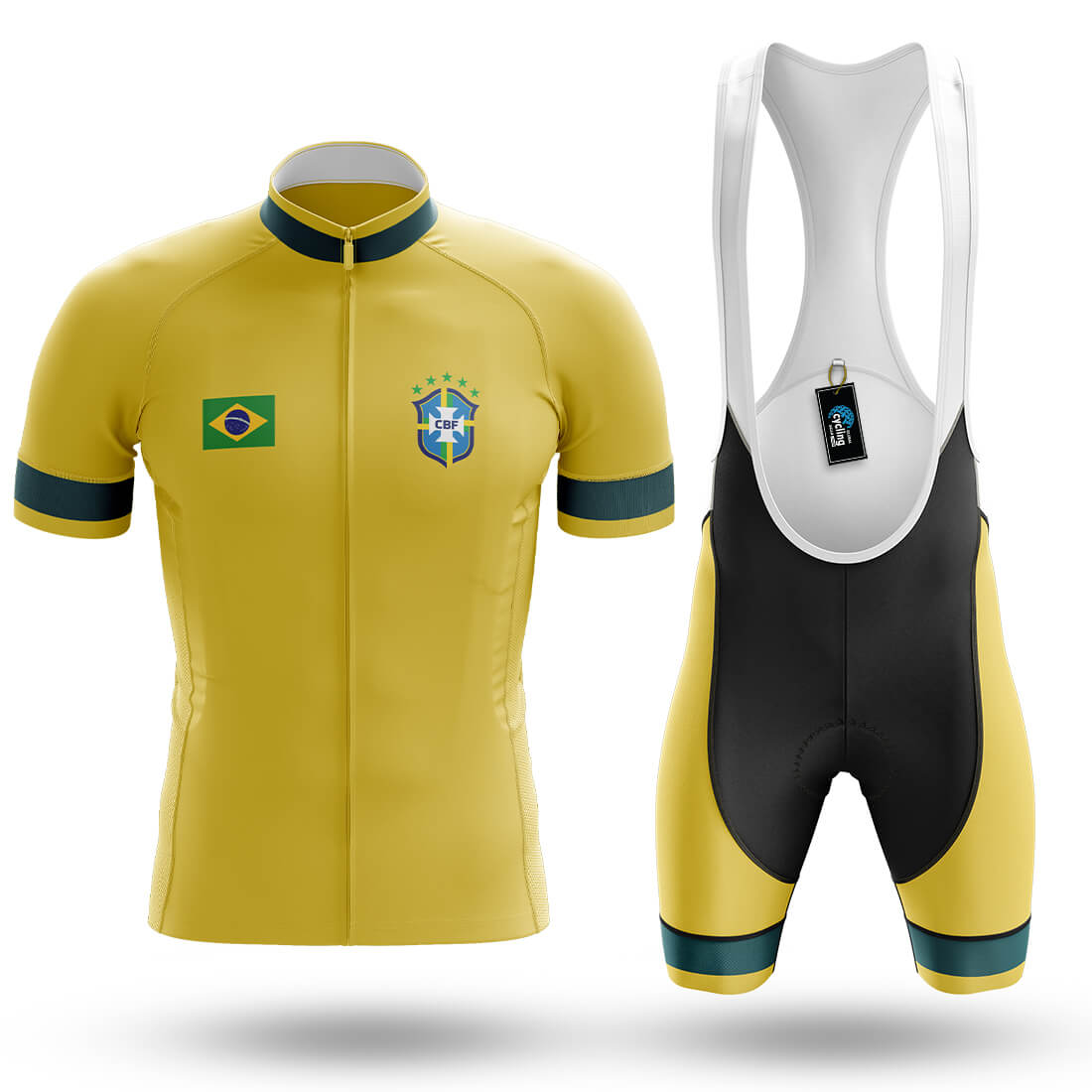 Brazil 2026 V1 - Men's Cycling Kit
