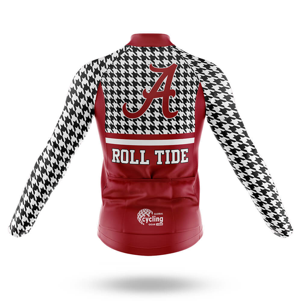 Crimson Tide Houndstooth Pattern - Men's Cycling Kit - Global Cycling Gear