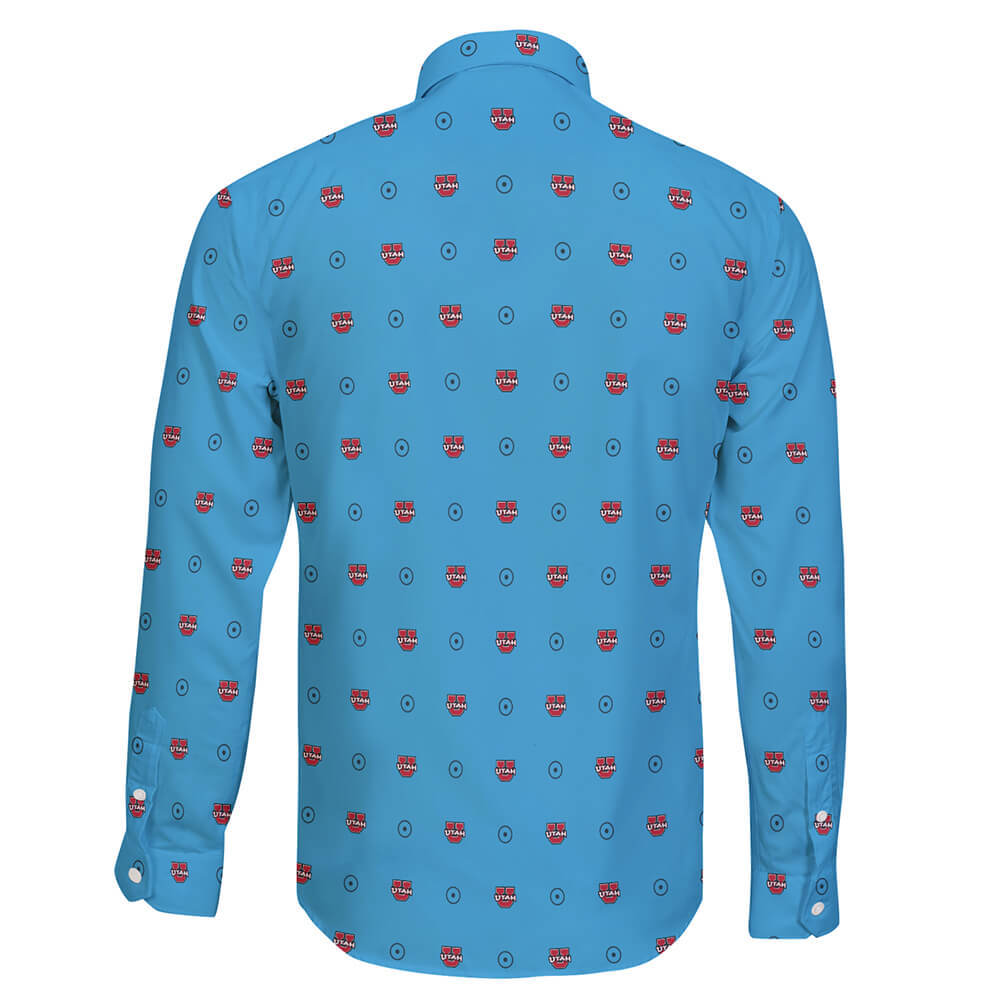 University of Utah Long Sleeve Button ShirtÂ Global Cycling Gear