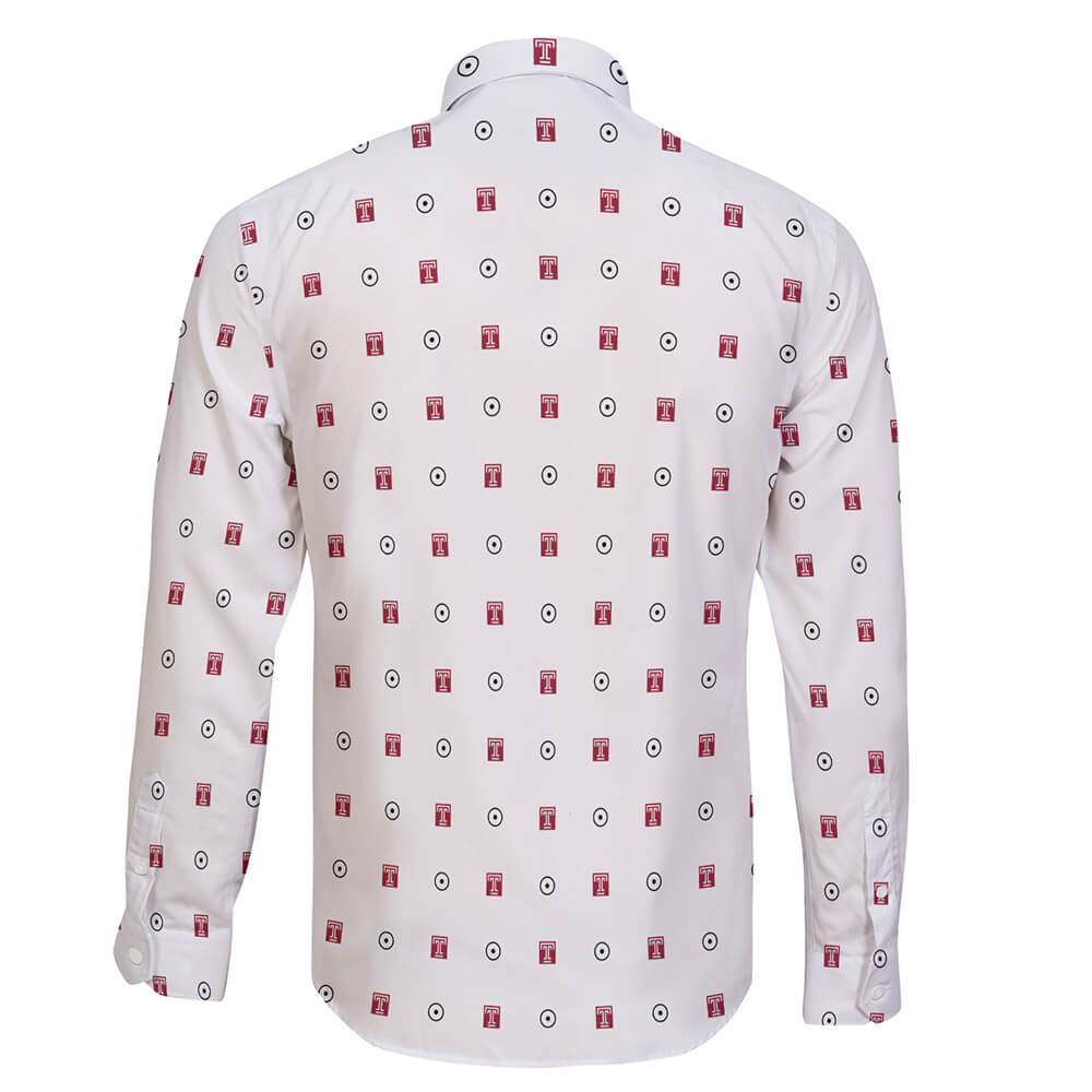 Temple University Long Sleeve Button ShirtÂ Global Cycling Gear