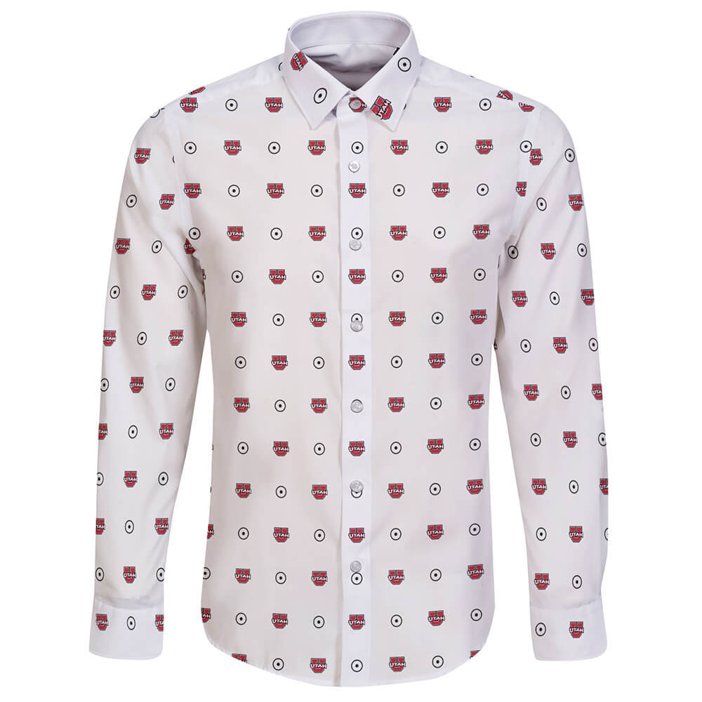 University of Utah Long Sleeve Button ShirtÂ Global Cycling Gear