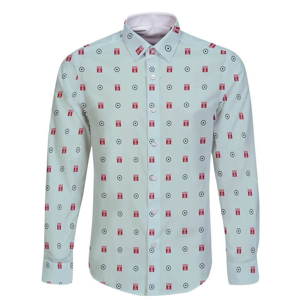 Temple University Long Sleeve Button ShirtÂ Global Cycling Gear
