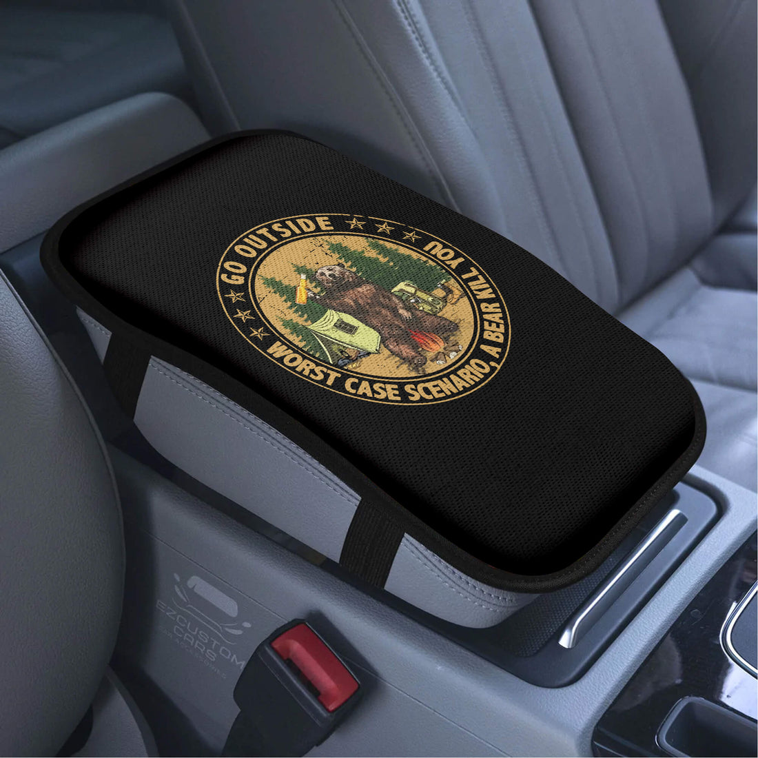 Go Outside Car Center Console Cover