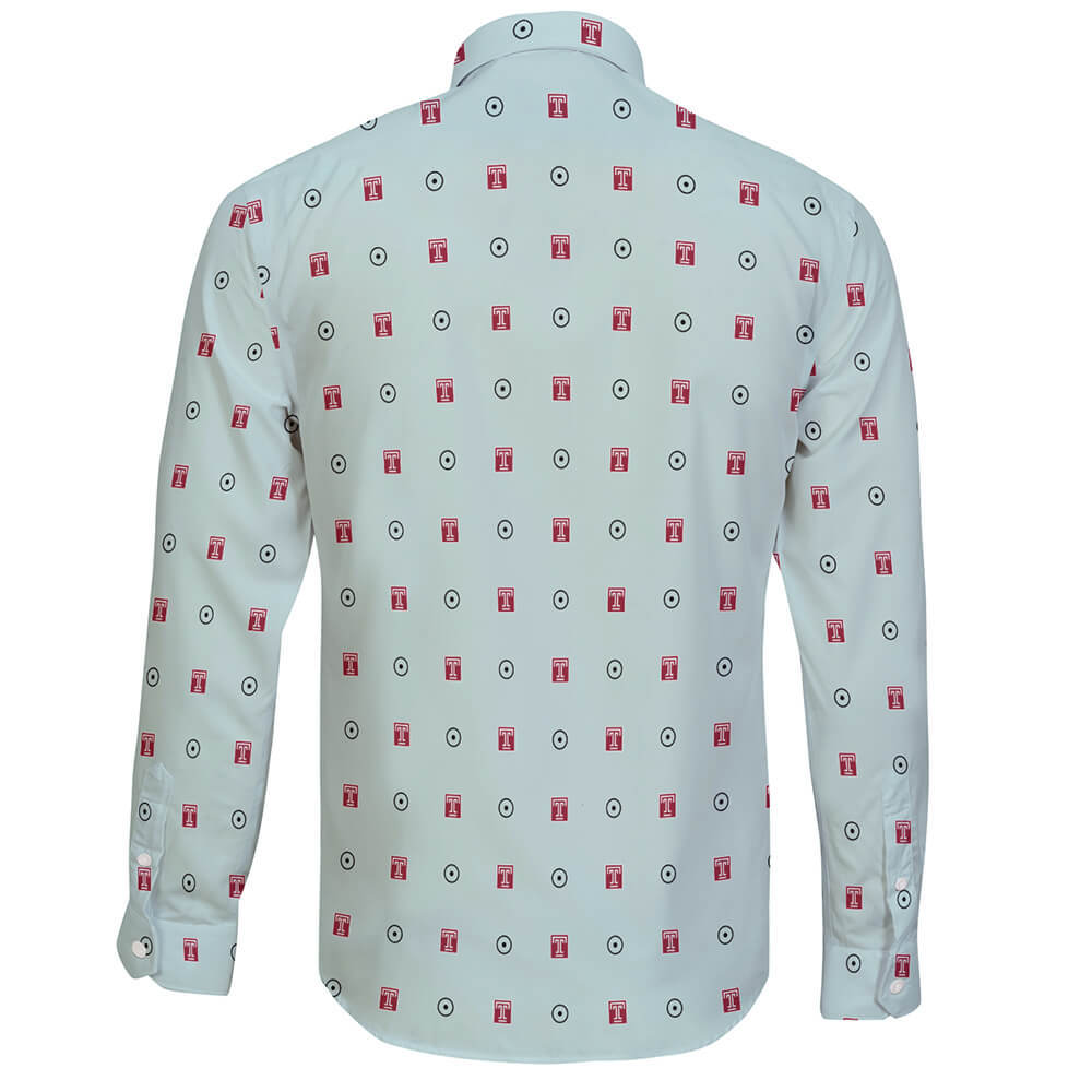 Temple University Long Sleeve Button ShirtÂ Global Cycling Gear