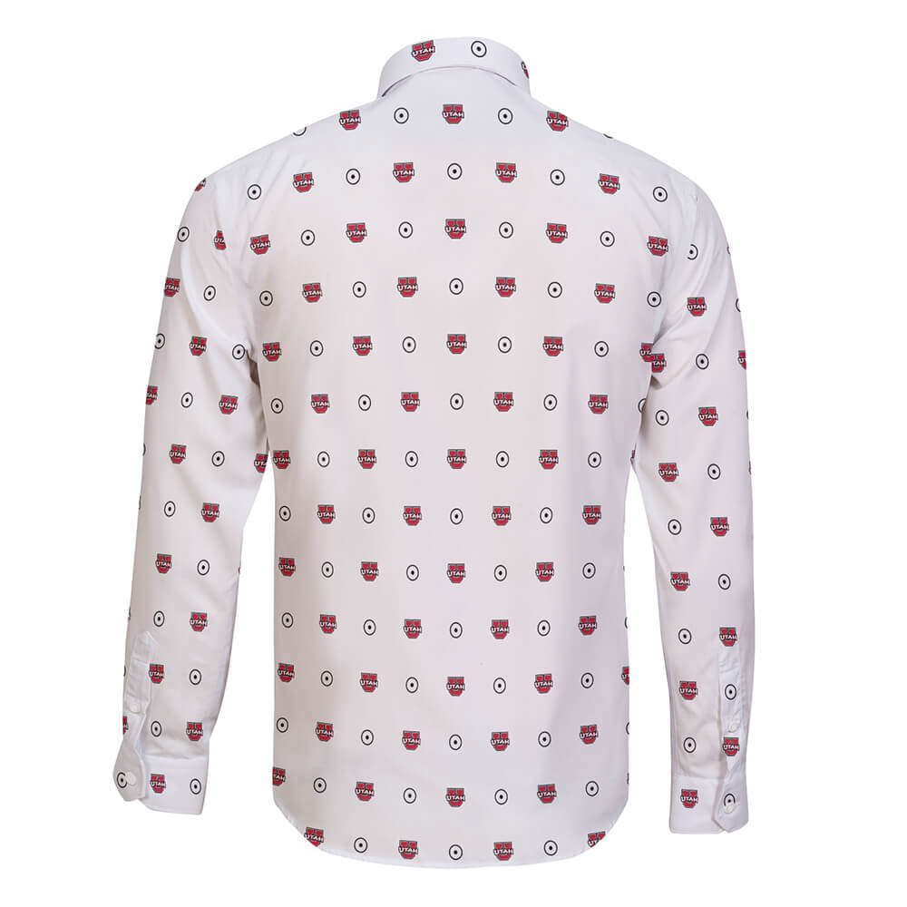 University of Utah Long Sleeve Button ShirtÂ Global Cycling Gear