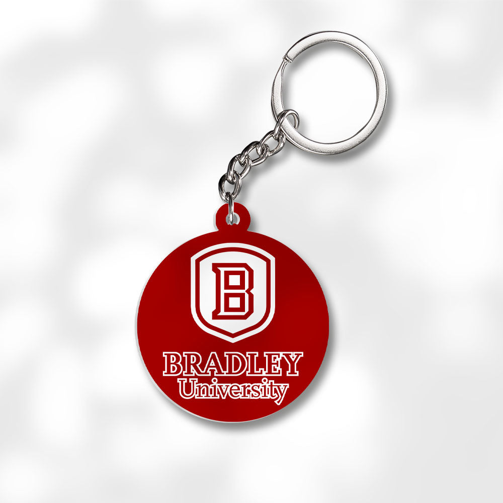Pack 3 Bradley University Keychains - Global Cycling Gear