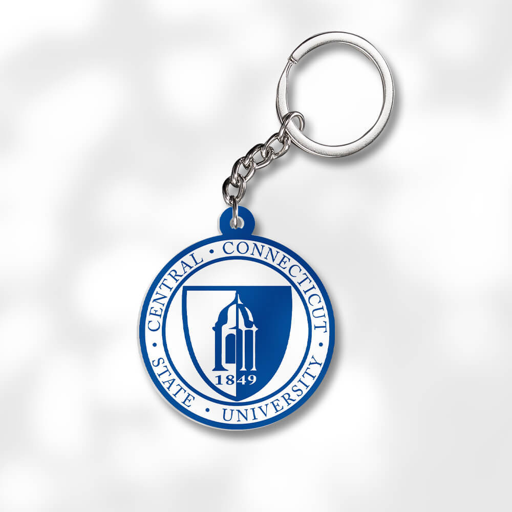 Pack 3 Central Connecticut State University Keychains - Global Cycling Gear