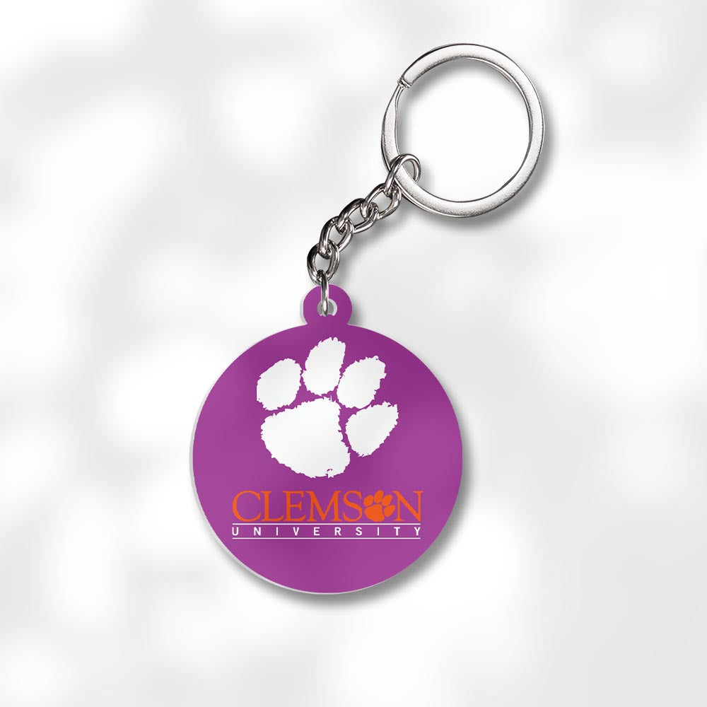 Pack 3 Clemson University Keychains - Global Cycling Gear