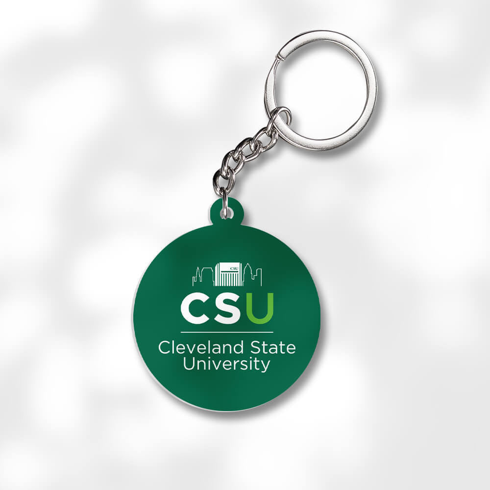 Pack 3 Cleveland State University Keychains - Global Cycling Gear