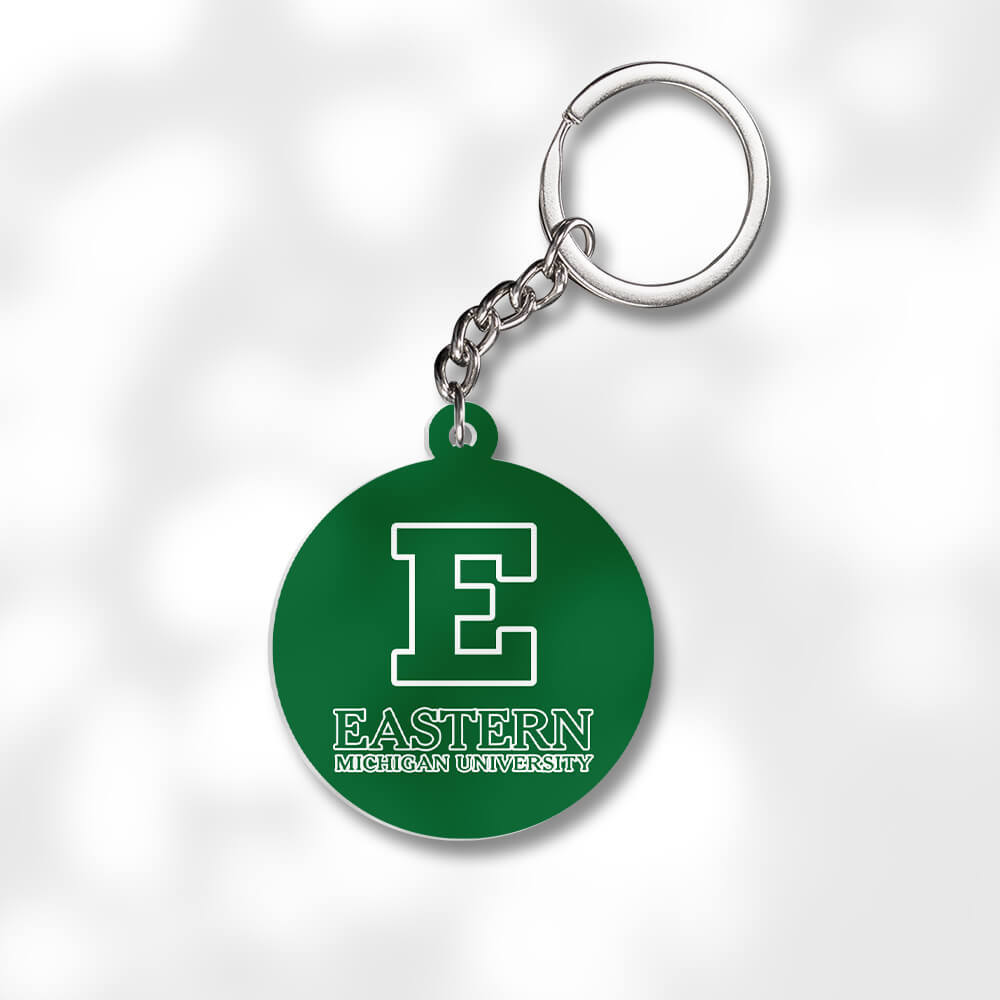 Pack 3 Eastern Michigan University Keychains - Global Cycling Gear