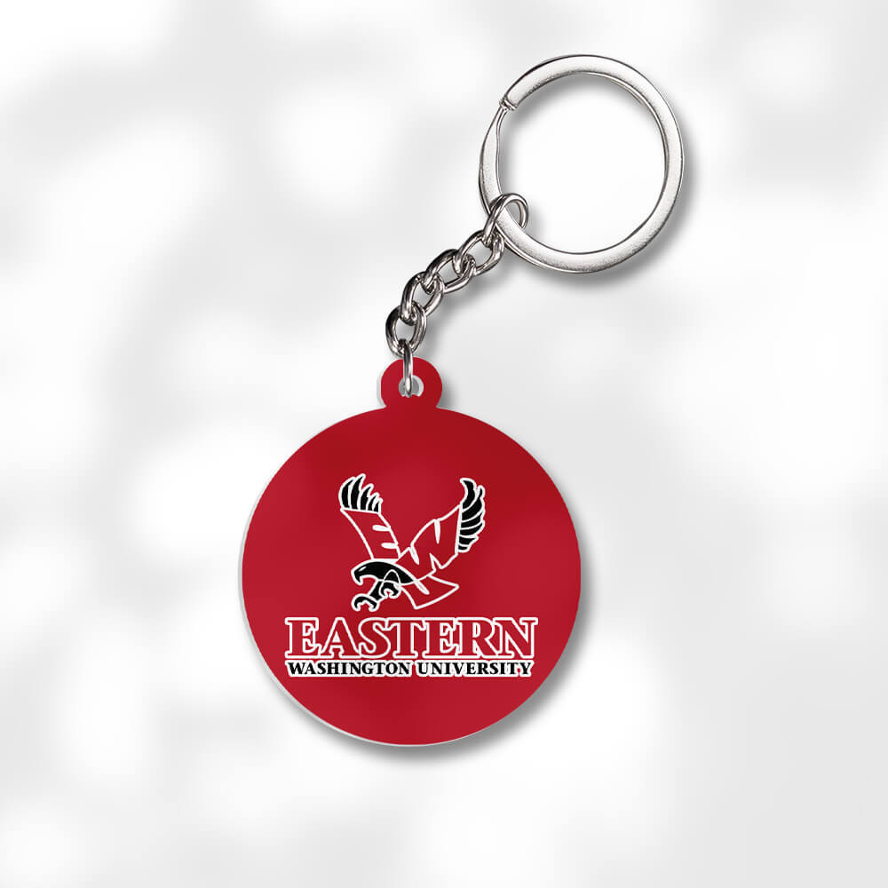 Pack 3 Eastern Washington University Keychains - Global Cycling Gear